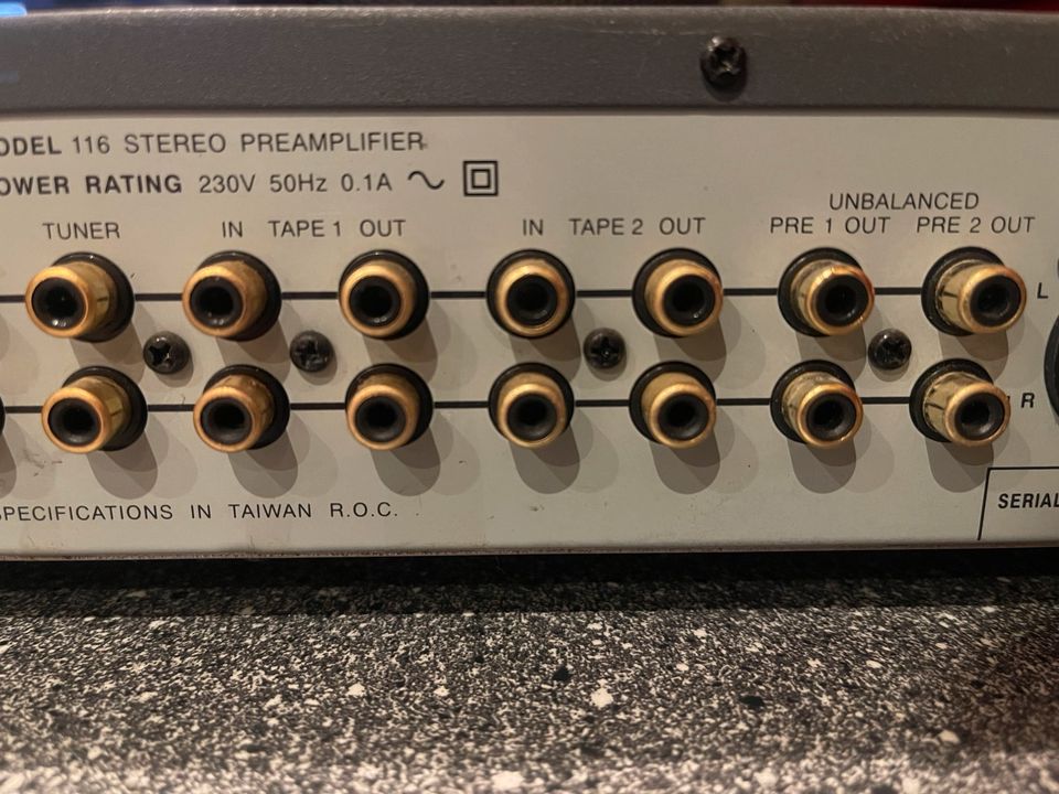 NAD 116 Vorverstärker Preamplifier XLR no Yamaha in Schloß Holte-Stukenbrock