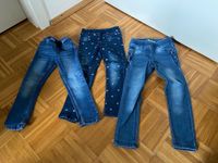 Jeans Hosen Kinder Mädchen Kleiderpaket Gr.110 Hessen - Wehretal Vorschau