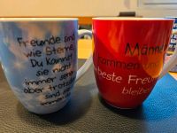 Tassen für dich. 2x Tasse. Geschenk. Freunde Männer Spruch Nordrhein-Westfalen - Kamen Vorschau