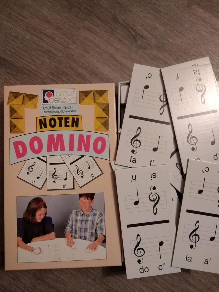 Noten Domino 2-4 Spieler, ab 6 Jahre in Germering
