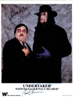 UNDERTAKER/WRESTLING > 2xoriginal handsigniert auf Foto (80) Bayern - Schrobenhausen Vorschau