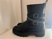 Stiefeletten Schwarz Glitzer Kette Nordrhein-Westfalen - Wülfrath Vorschau
