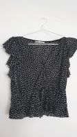 Zara Bluse Crop Top Wickelbluse schwarz weiß Punkte gepunktet M L Baden-Württemberg - Gaggenau Vorschau