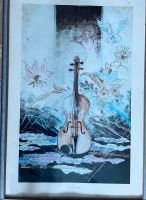 Bilderrahmen 69x99cm mit Bild_ Gitarre Musik Nordrhein-Westfalen - Hamm Vorschau