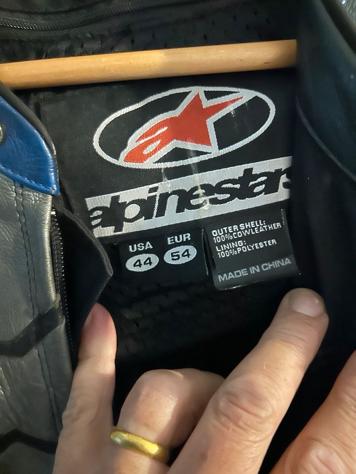 LederKombi Top Qualität…schon benutzt! Alpinestars 1,70 88 kg in Flörsheim-Dalsheim