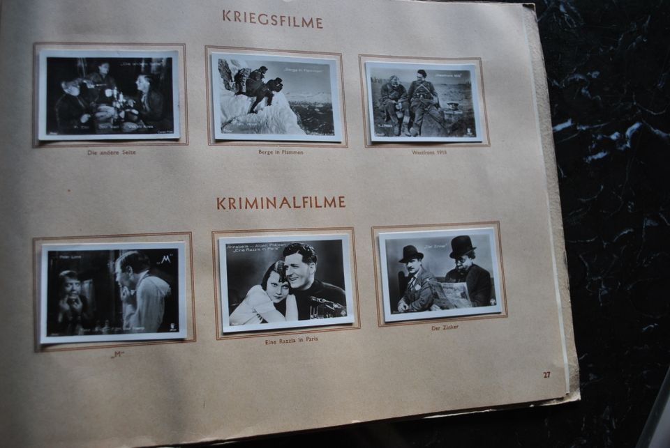 Zigarettenbilder Mercedes Filmbilder  Album  Nr.4 Super Erhaltung in Hochheim am Main