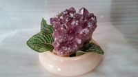 AMETHYST SPITZEN IN ROSENQUARZ SCHALE Bayern - Ainring Vorschau