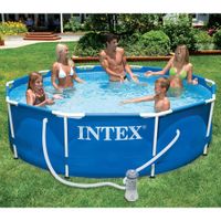 INTEX 28212GN Metal Frame Pool, 366x76cm + Sicherheitsleiter Nordrhein-Westfalen - Telgte Vorschau