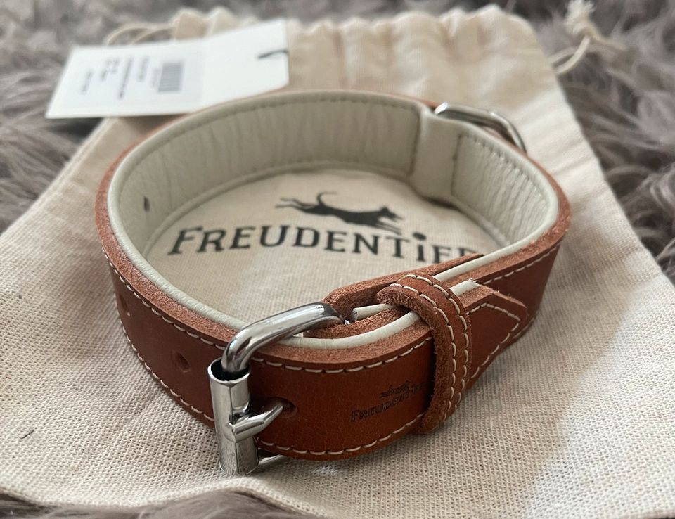 Freudentier Halsband Leder Gr. 45 in Laubenheim Nahe