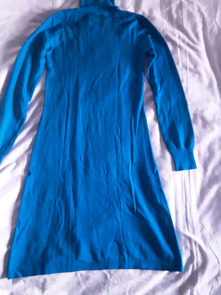 Damen Strickkleid Azur-Blau Gr. S-M in Weimar