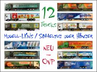 NEU - 12 tolle Modell LKWs / Trucks - Führerhaus aus Metall - OVP Berlin - Spandau Vorschau