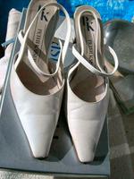 PETER KAISER Brautschuhe Leder Slingback Pumps Riemchen 37/4 Düsseldorf - Eller Vorschau