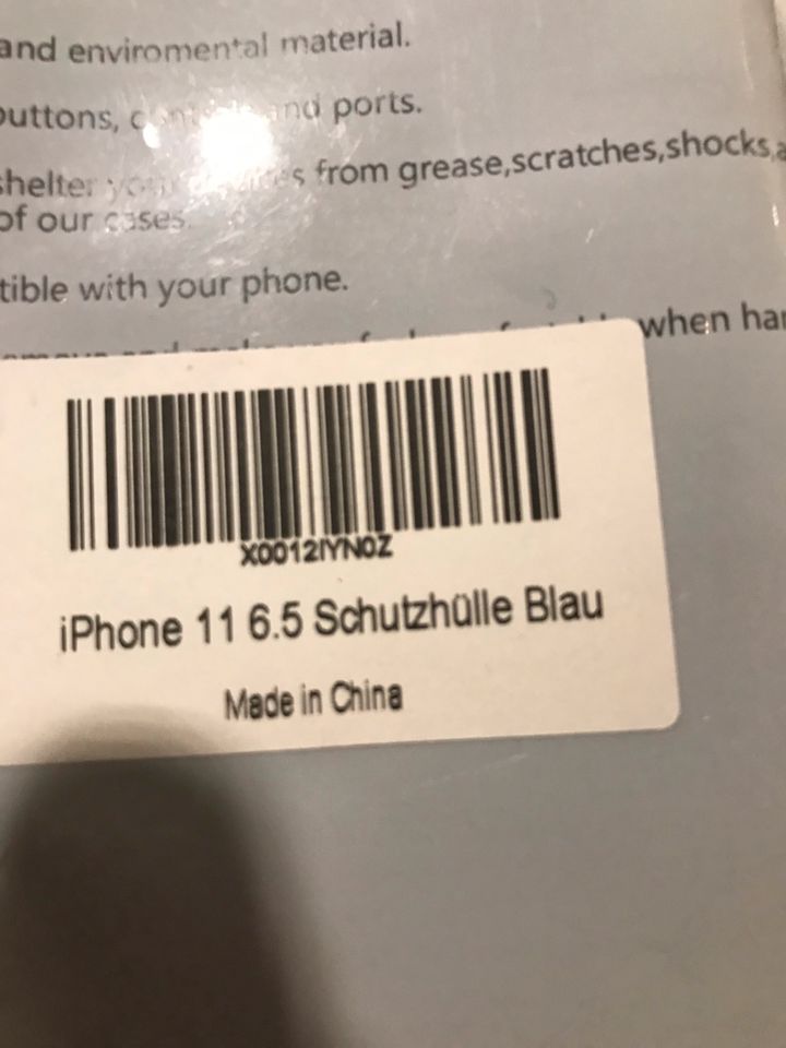 iPhone Hülle für IPhone 11 6.5 Schutzhülle unbenutzt in Baumholder