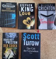 5 x Top-Krimis PAKET * King, Grisham, Crichton HARDCOVER Baden-Württemberg - Winnenden Vorschau