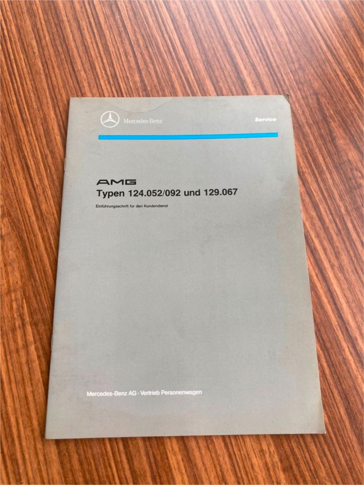 Einführungsschrift Literatur Mercedes AMG W124.052/092 R129.067 in Euskirchen