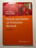 Formeln und Tabellen zur Technischen Mechanik Böge 26.Auflage Sachsen-Anhalt - Bornum Vorschau