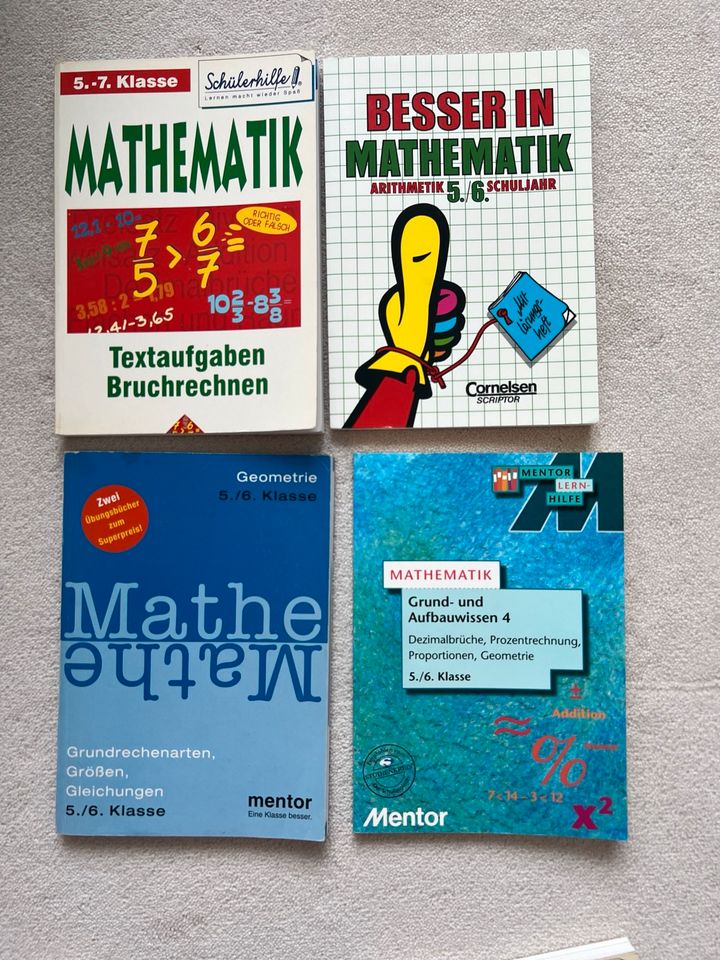 Mathematik Bruchrechnung,Arithmetik, Gleichungen, Set Übungsheft in Leichlingen