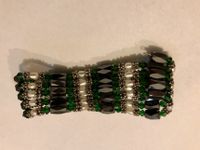 Armband Cuff Perlen silber grün schwarz NEU Magnet Berlin - Schöneberg Vorschau