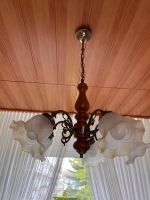 Decken Lampe Rustikal aus Holz und Glas Nordrhein-Westfalen - Mönchengladbach Vorschau