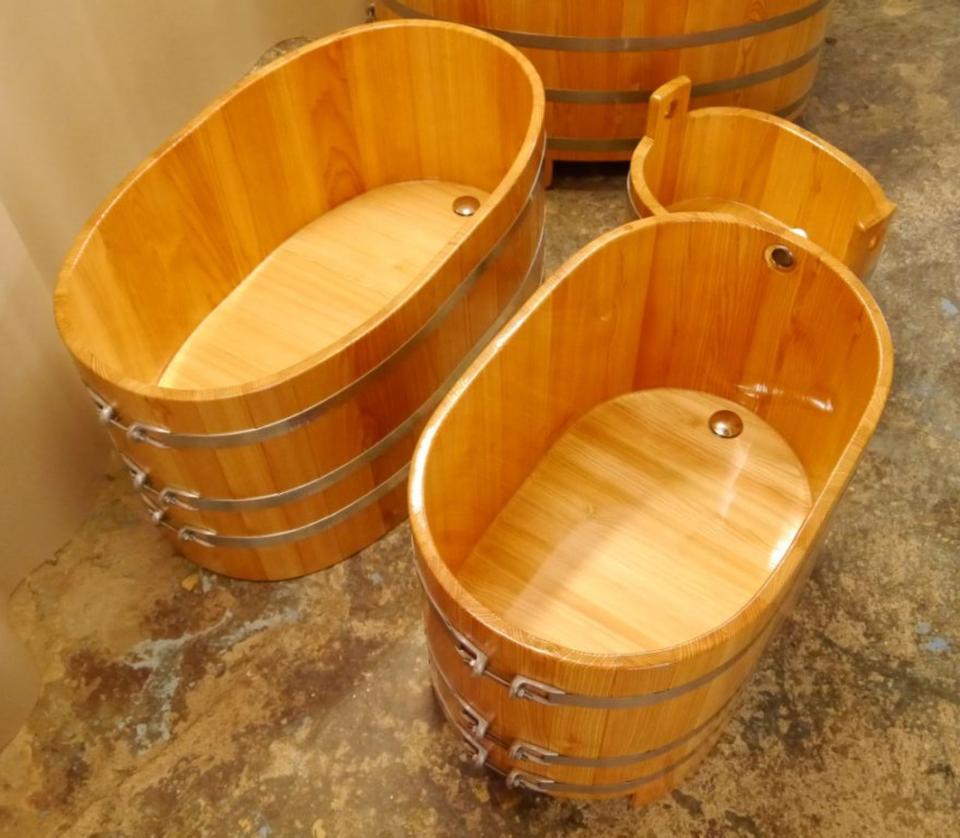 Holzwanne Holzbadewanne Holzzuber Badezuber Badewanne Wanne in Weimar
