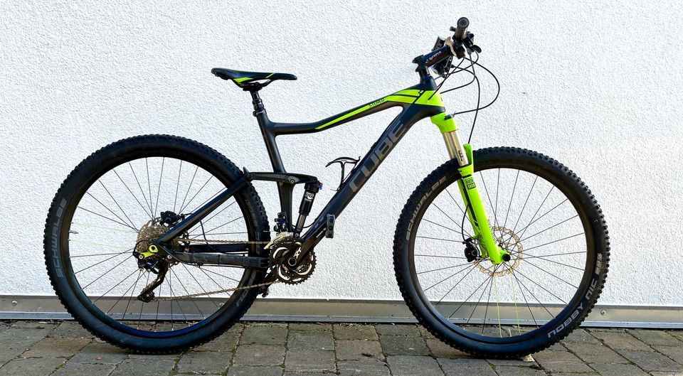 Mountainbike Cube Stereo 120 HPC Pro 29‘‘ 2014 black/green in Osterzell