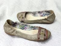 Mjus Ballerinas Ballett flats Echtleder Leather Schnalle taupe 37 Berlin - Mitte Vorschau