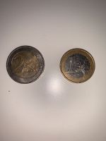 Seltene 2€ Münze aus dem Jahr 2001 und 1€ Münze aus dem Jahr 1999 Nürnberg (Mittelfr) - Mitte Vorschau