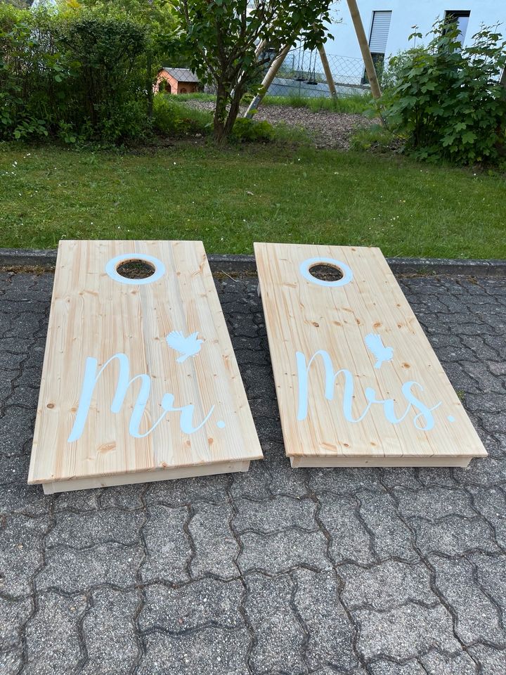 Cornhole Sacklock Freizeitspiel Hochzeit Geburtstag Garten in Pforzheim