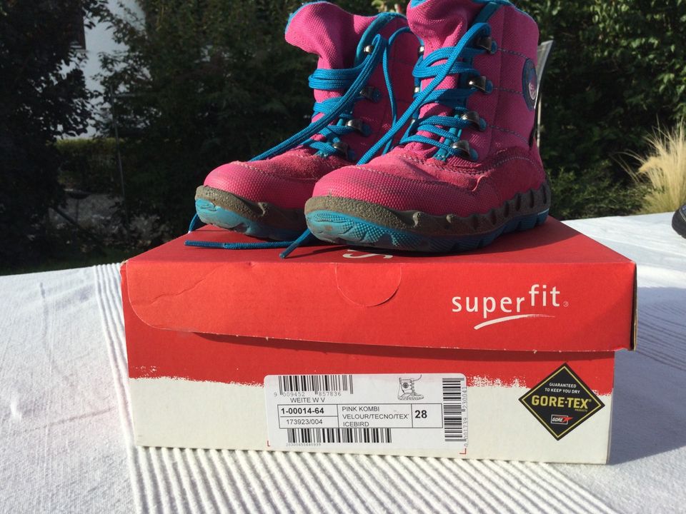 Superfit Winterstiefel Gr. 28 pink in Tuttlingen