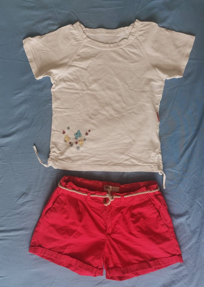 Zara Girls soft collection Kinder Gr.152 Hot Pants Hose+T-SHIRT in Hochheim am Main