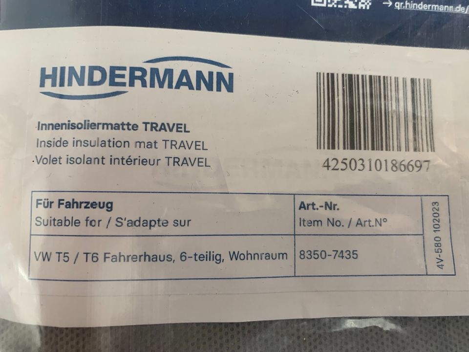 Hindermann Innenisoliermatte Travel unbenutzt in Brachttal