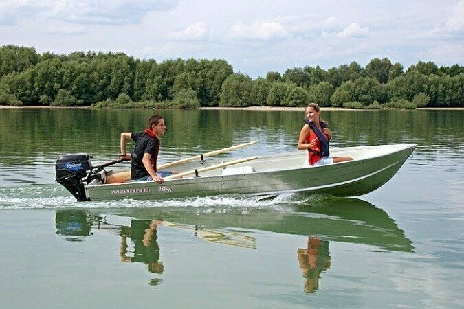 Aluminium Ruderboot Marine M 14 neu in Neuruppin