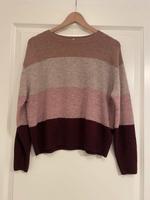 Braun-Rosa Gestreifter Pullover von H&M in XS Hessen - Schlitz Vorschau