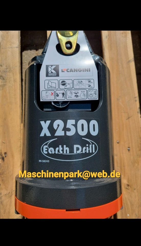 ✅️ ATC X250 Bohrkopf / Cangini-Kinshofer / Erdbohrer / Spalter in Langenneufnach