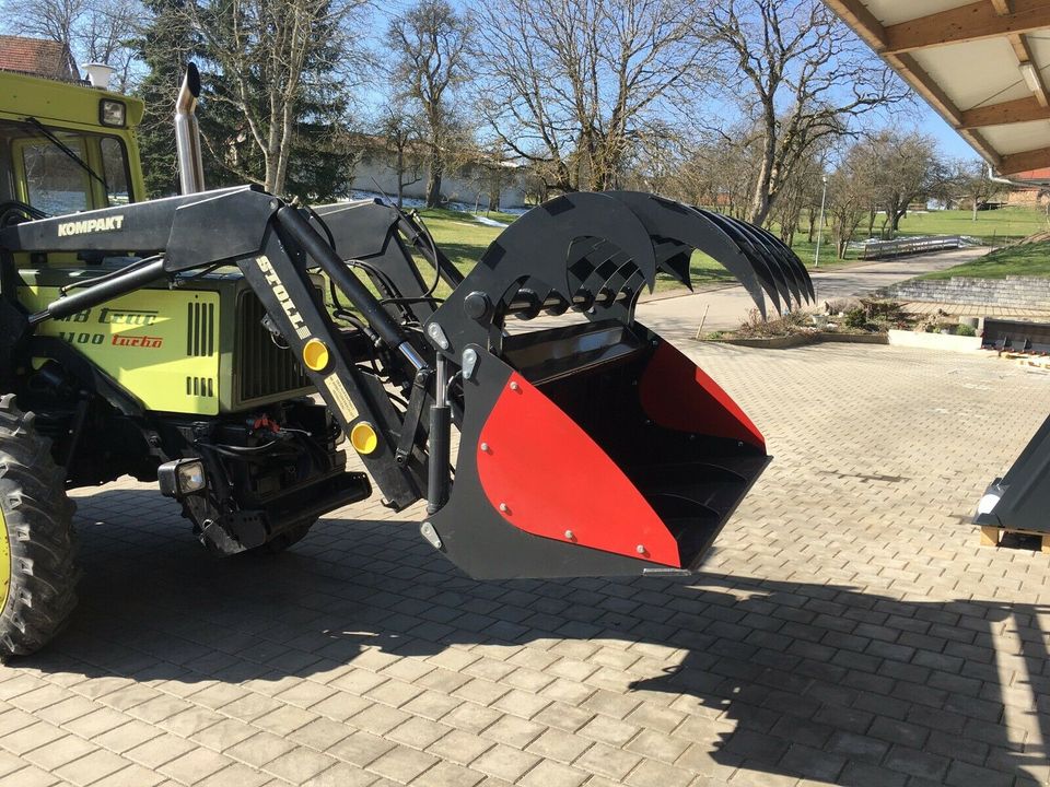 Greifschaufel mit Euroaufnahme MB Trac Deutz UNIMOG Fendt Claas in Allmendingen