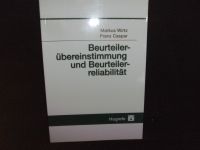 Beurteilerübereinstimmung und Beurteilerreliabilität Wandsbek - Hamburg Tonndorf Vorschau