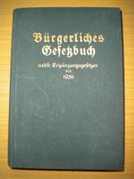 Bürgerliches Gesetzbuch  * nebst Ergänzungsgesetzen  bis  1930 * Hessen - Birstein Vorschau