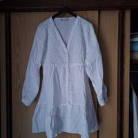 Zara Longbluse Gr. S weiß mit Spitze neuwertig Baden-Württemberg - Obersulm Vorschau