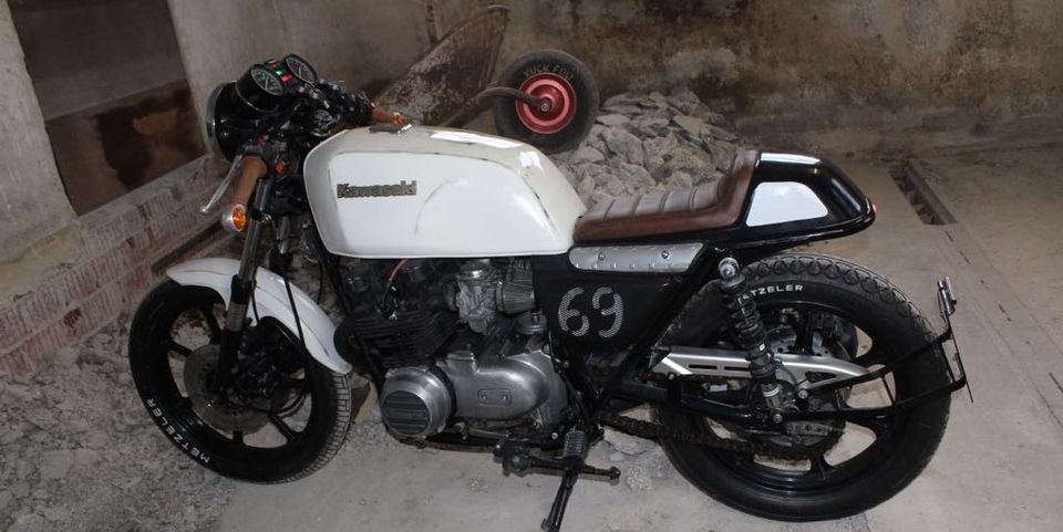 Kawasaki (J) KZ 750 E Cafe Racer Umbau in Obersulm