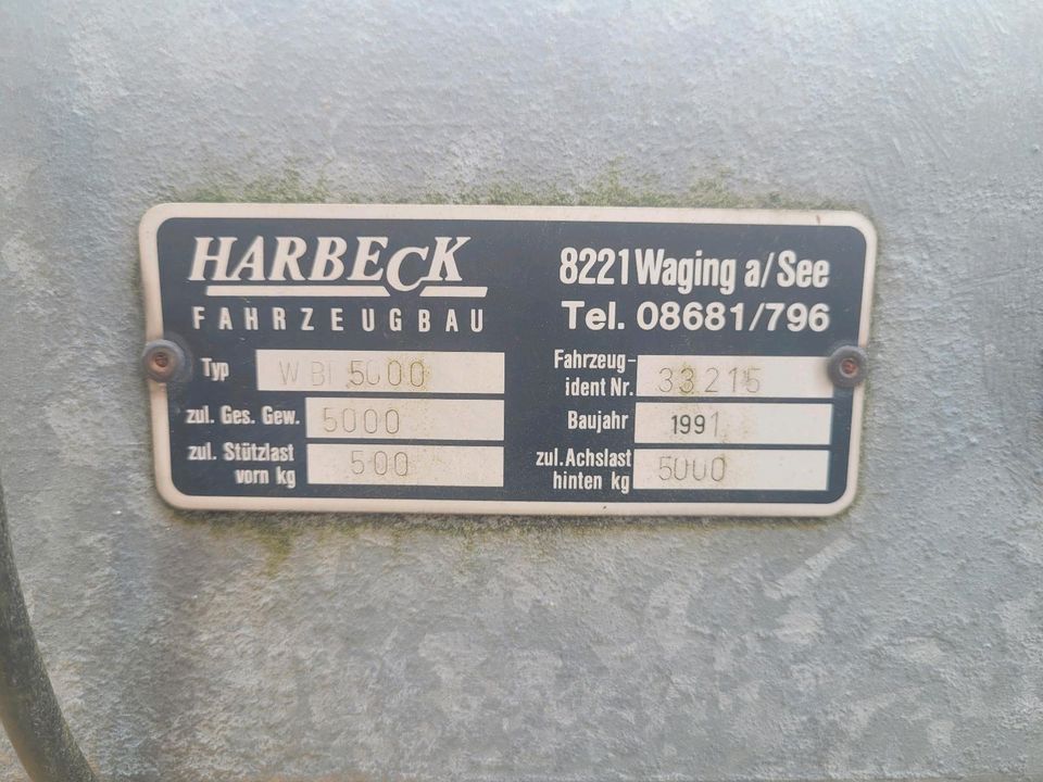 Bootstrailer Harbeck 5000kg in Jabel