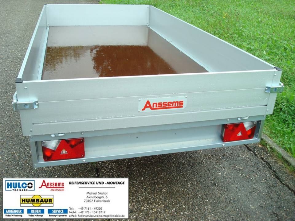 Anssems PLTT1350-251x150x30, neu, gebremster PKW-Anhänger in Hechingen