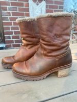 Panama Jack 40 Piola Leder Stiefel Cognac Gefüttert Winterstiefel Nordrhein-Westfalen - Viersen Vorschau