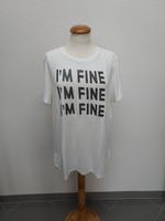 Mavi - Shirt T-Shirt - weiß mit schwarzem Aufdruck - Gr. XL - GUT Niedersachsen - Gnarrenburg Vorschau