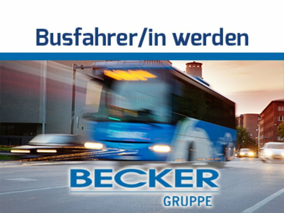 Essen: Ausbildung zum Busfahrer/in mit Führerschein D/DE in Essen