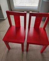 Ikea Kinderstühle Holz rot Hessen - Wabern Vorschau