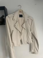 Lederjacke weiß (Kunstleder) Hessen - Idstein Vorschau