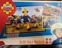 Puzzle Feuerwehrman Sam 3x 35 Teile Rheinland-Pfalz - Lörzweiler Vorschau