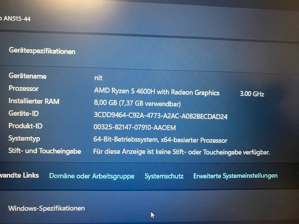 Acer nitro  gaming laptop in Brannenburg