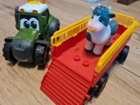 Dickie ABC Fendti Traktor mit Anhänger und Kuh Nordrhein-Westfalen - Monschau Vorschau
