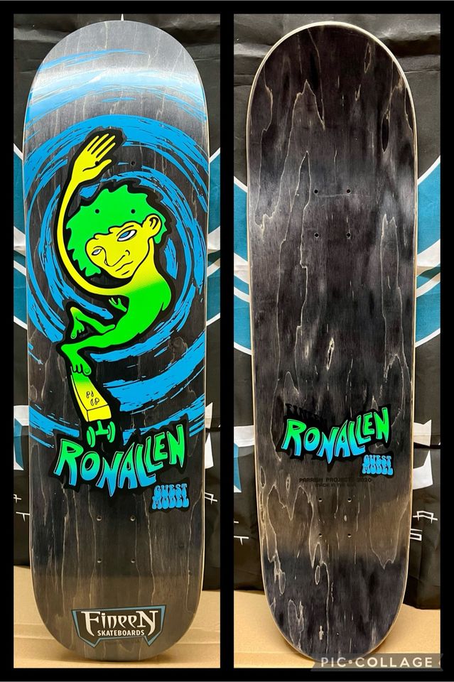 Fineen Skateboards Deck - Ron Allen Guest Model NEU in Riegel